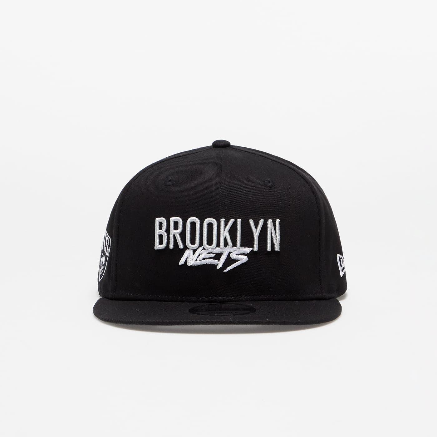 New Era - brooklyn nets script logo 9fifty snapback cap black