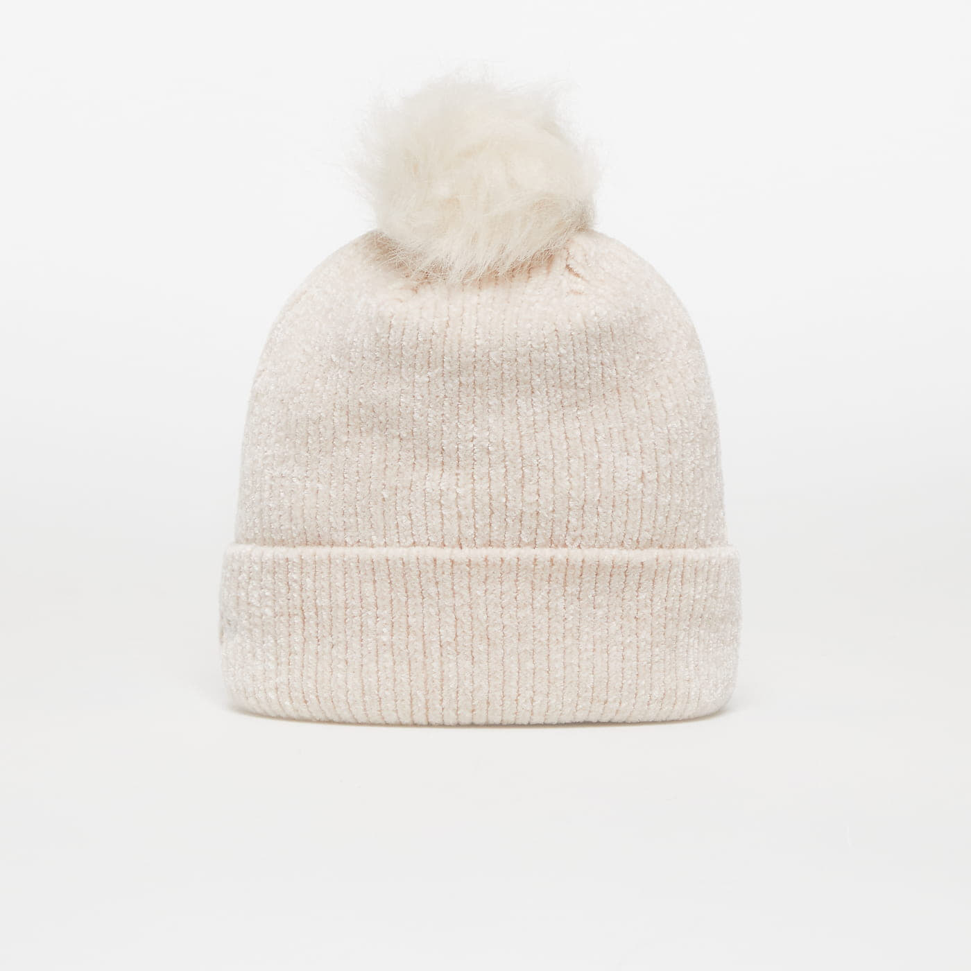 Шапки New Era Los Angeles Dodgers Womens Chenille Bobble Beanie Light Beige