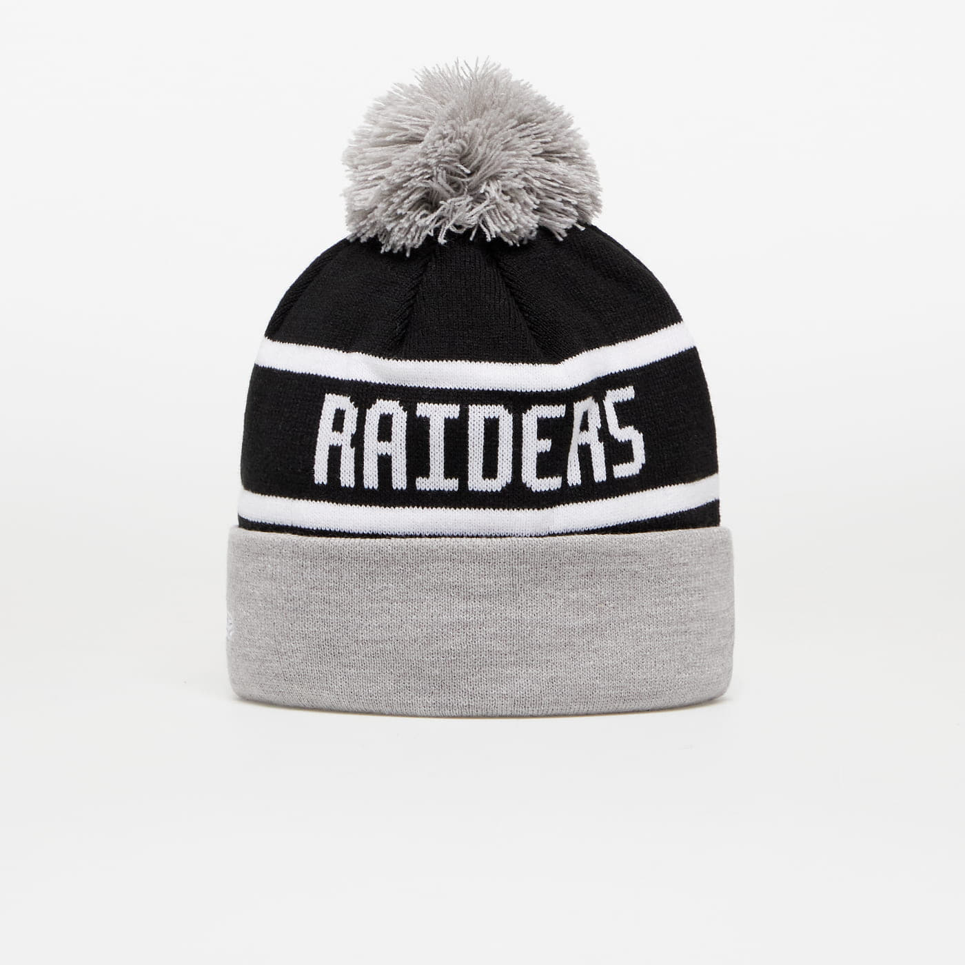Hats New Era Las Vegas Raiders NFL Cuffed Sideline Bobble Beanie