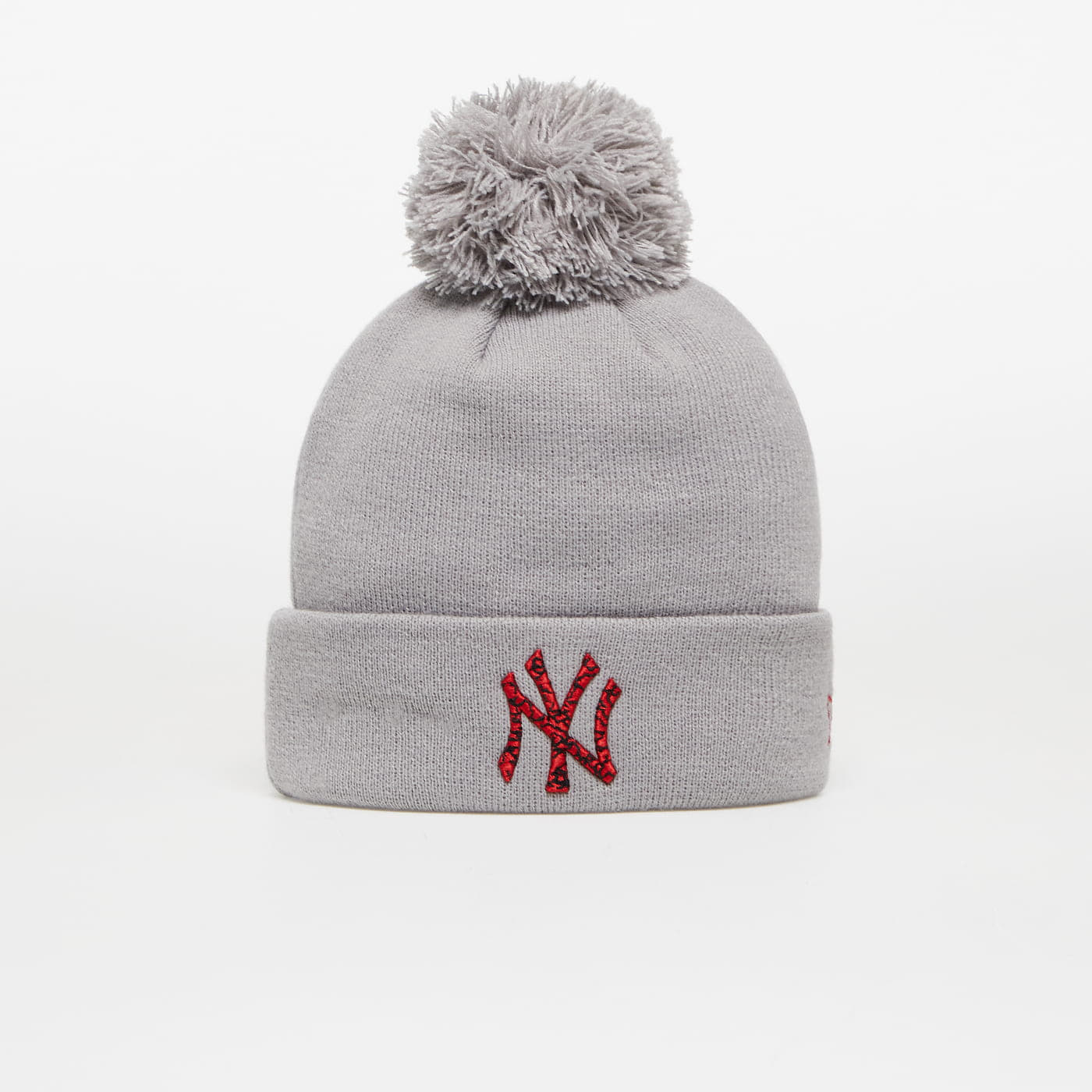 Gorros New Era New York Yankees Infill Bobble Beanie Hat Grey