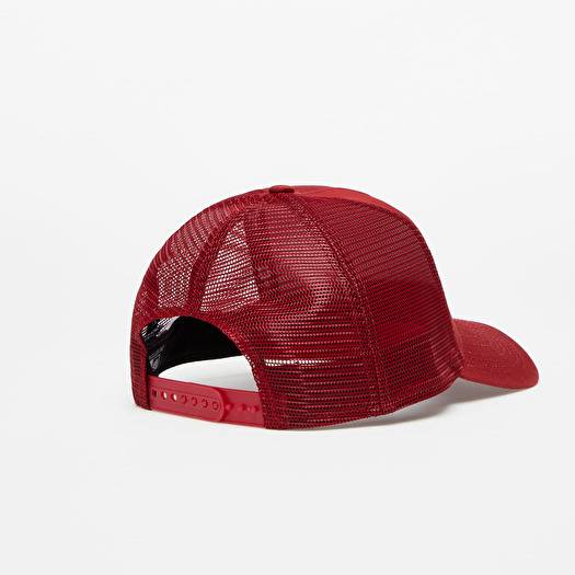 Cappelli New Era Boston Red Sox League Essential A Frame Trucker Cap Dark Red Footshop