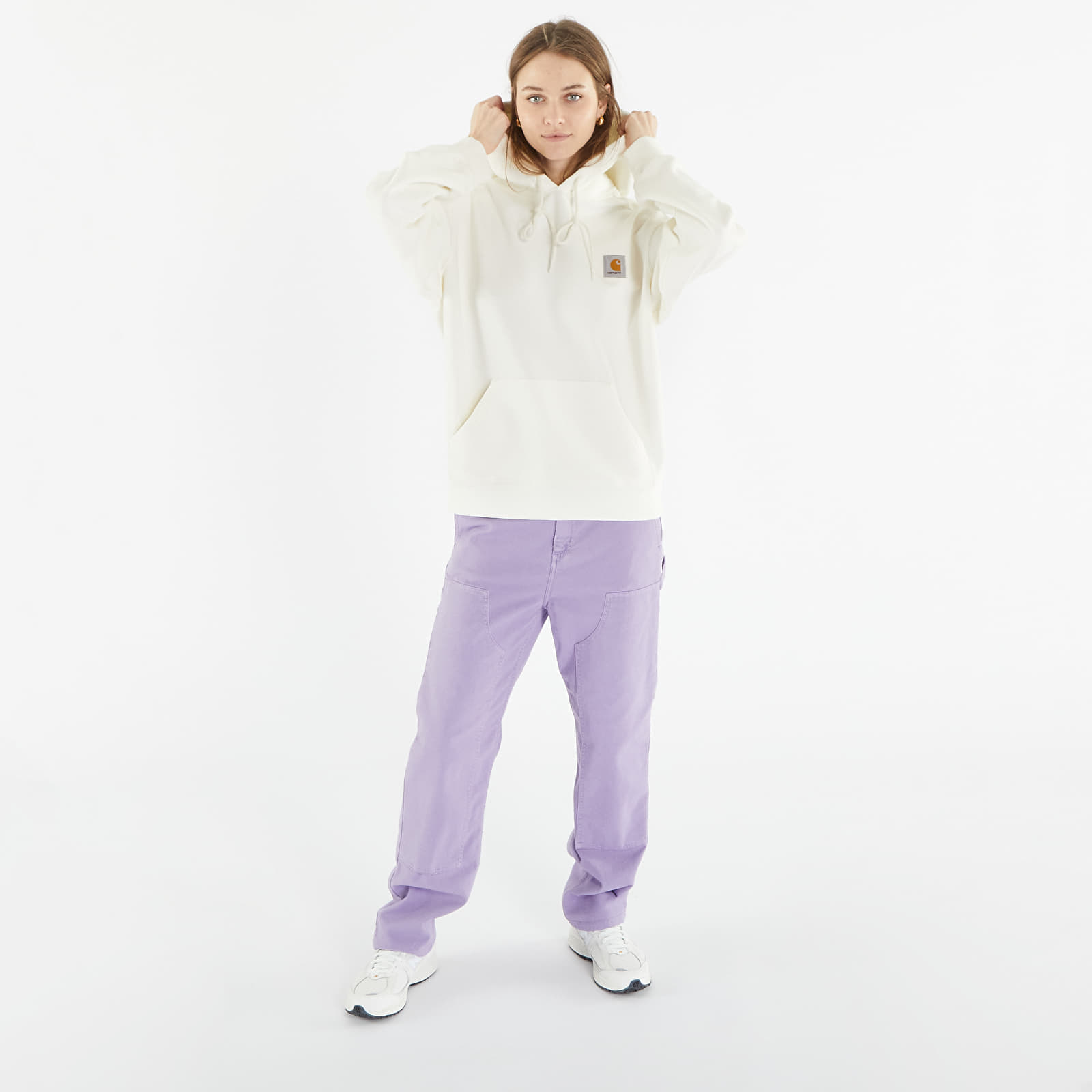 Kapucnis pulóverek és pulcsik Carhartt WIP Hooded Nelson Sweatshirt UNISEX Wax Garment Dyed