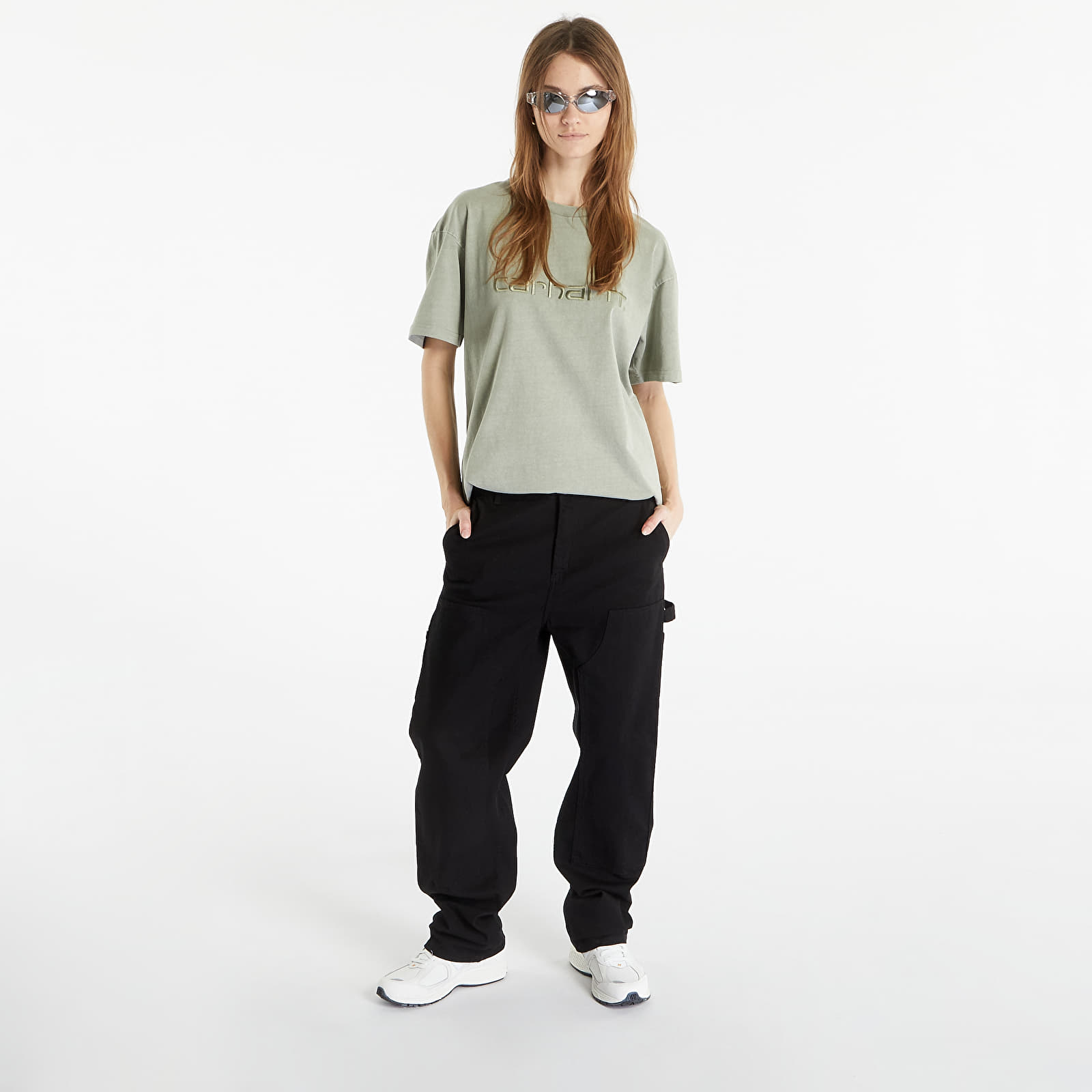 Camisetas Carhartt WIP Duster Short Sleeve T-Shirt UNISEX Yucca Garment Dyed