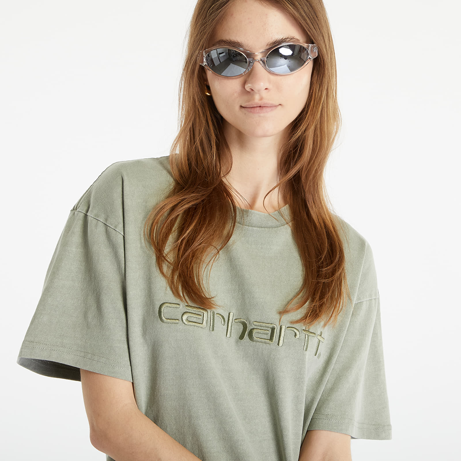 Camisetas Carhartt WIP Duster Short Sleeve T-Shirt UNISEX Yucca Garment Dyed