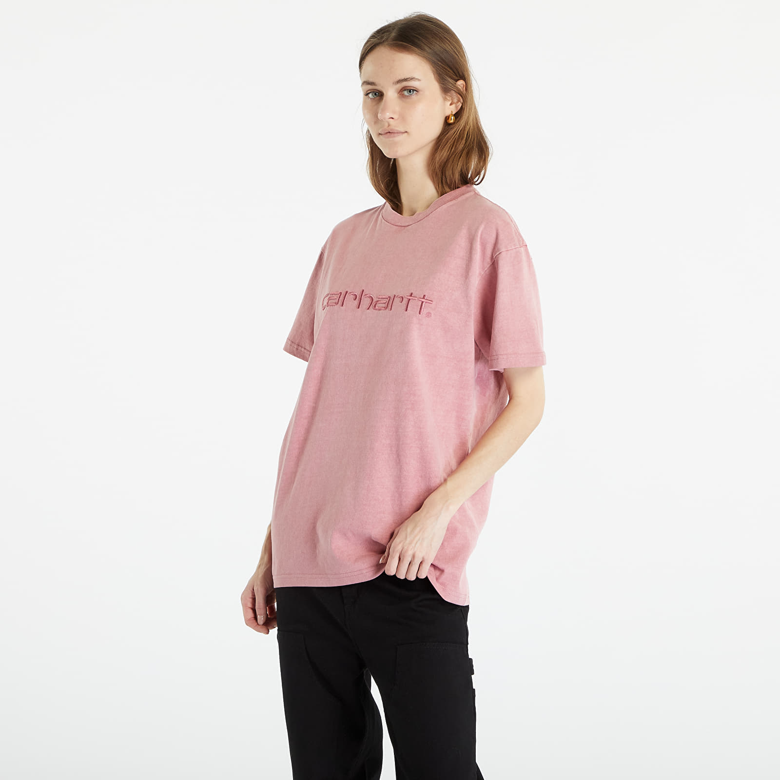 T-shirts Carhartt WIP Duster Short Sleeve T-Shirt UNISEX Dahlia Garment Dyed