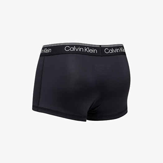 Boxerky Calvin Klein Athletic Microfiber Low Rise Trunk 2 Pack Black Footshop