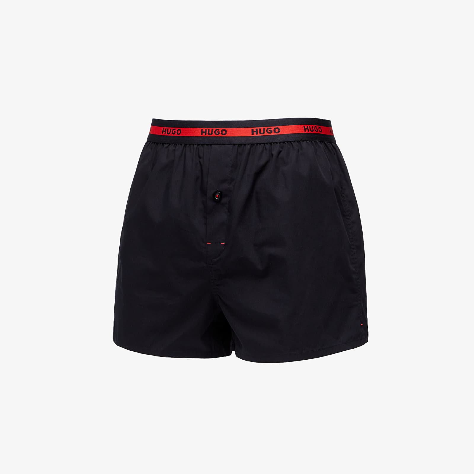 Kofferter Hugo Boss Woven Boxer Shorts 2 Pack Black