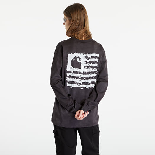 T shirt Carhartt WIP Chromo Long Sleeve T Shirt Black