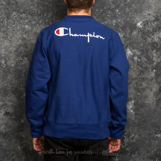 Hoodies and sweatshirts Champion Embroidered Sweatshirt Blue Footshop