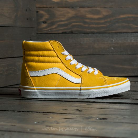 Vans sk8 hi mens on sale yellow