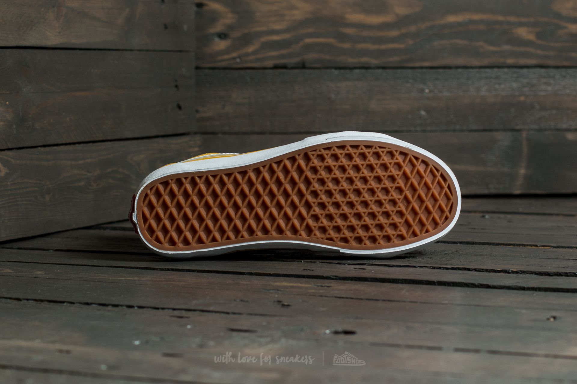 Scarpe uomo Vans Sk8-Hi (Suede/Canvas) Spectra Yellow/ True White