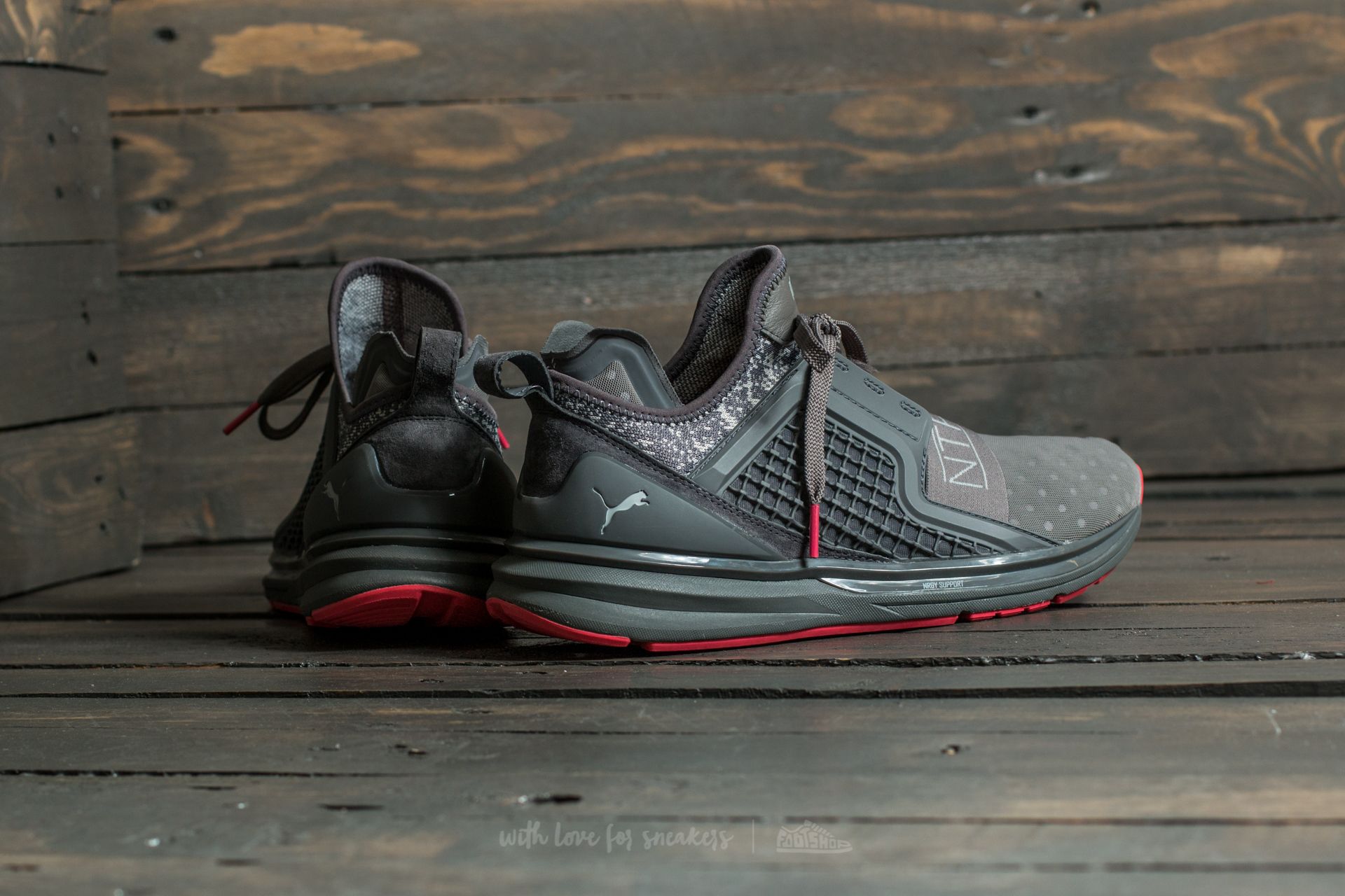 Men s shoes Puma x Staple Ignite Limitless High Rise Glacier Gray
