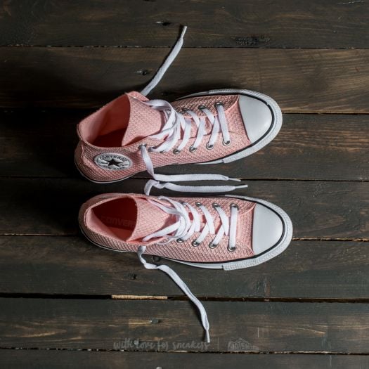 Women s shoes Converse Chuck Taylor All Star Hi White Vapor Pink White Footshop