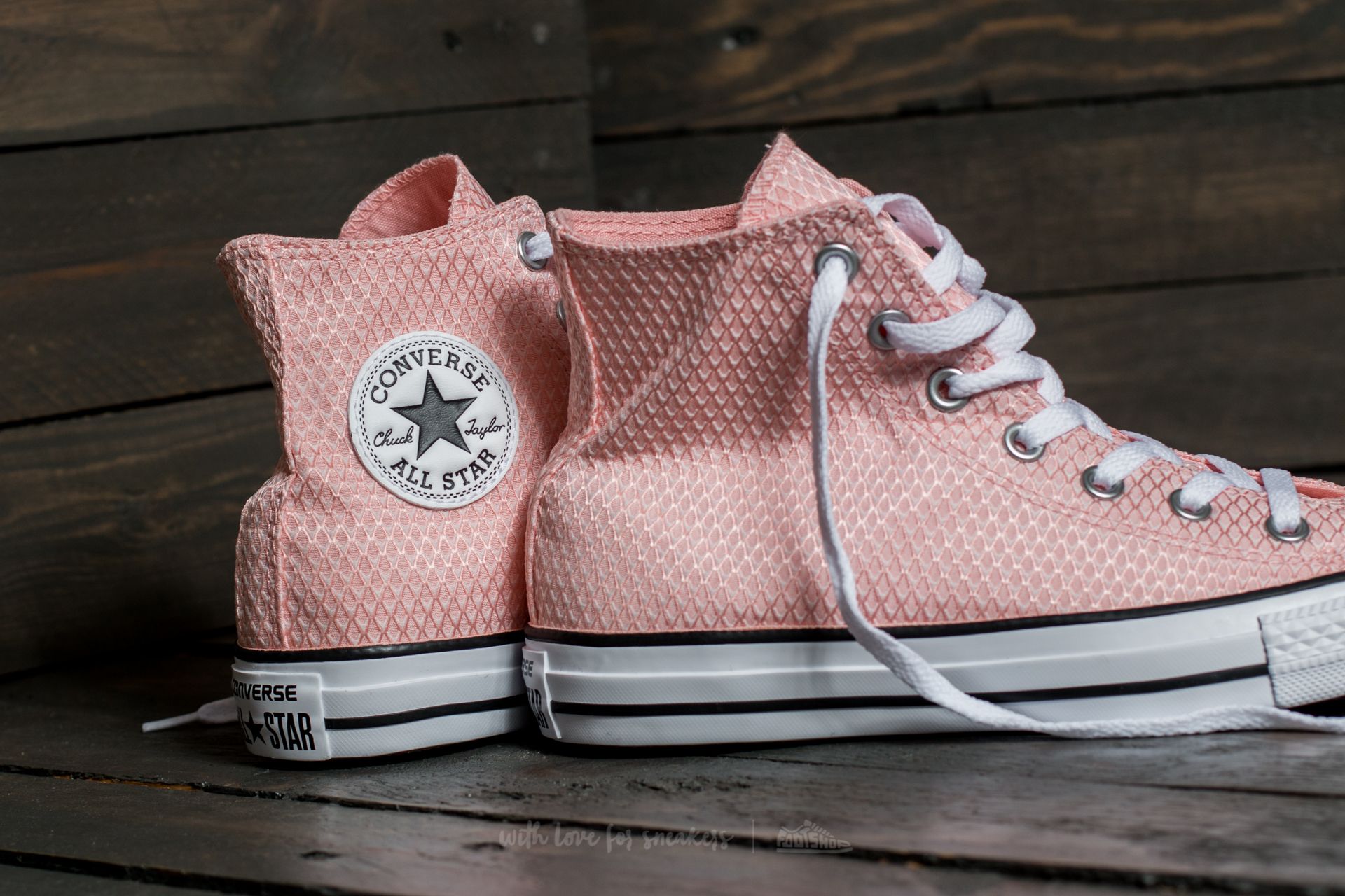 Women's shoes Converse Chuck Taylor All Star Hi White/ Vapor Pink/ White