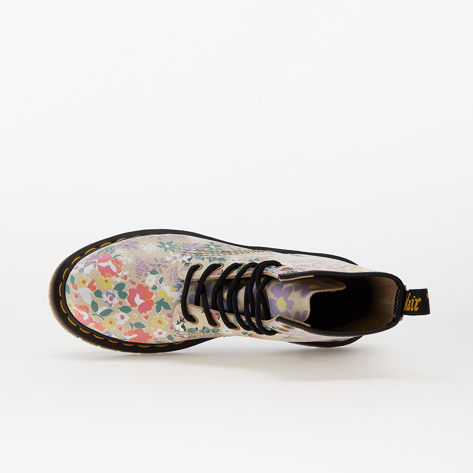 Sapatos de mulher Dr. Martens 1460 8 Eye Boot Floral Mash Up Backhand