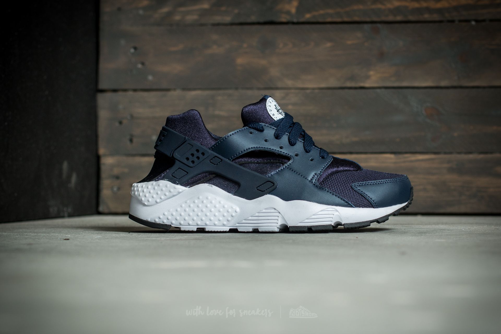 Sieviešu apavi Nike Huarache Run (GS) Obsidian/ Obsidian-Black-White