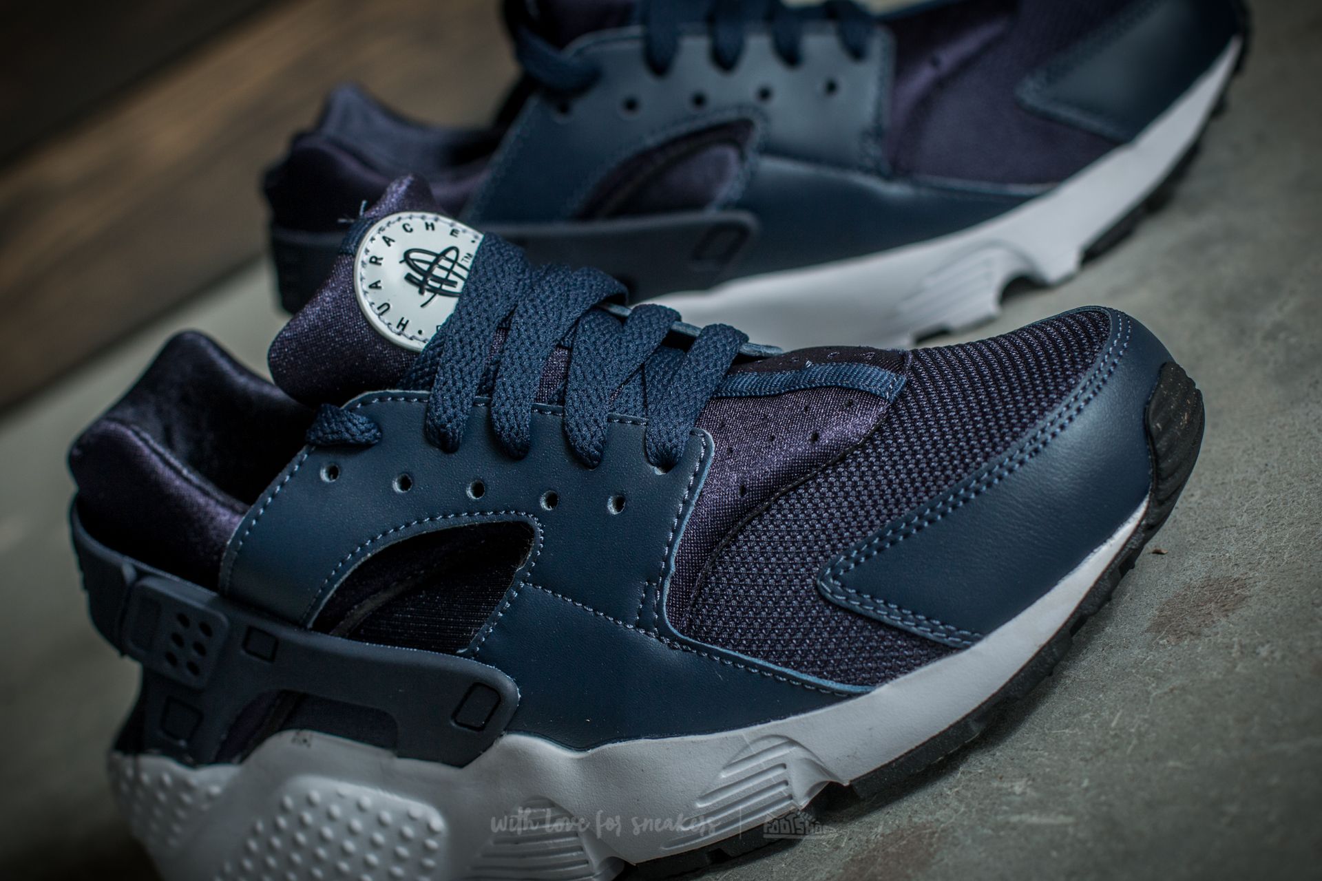 Sieviešu apavi Nike Huarache Run (GS) Obsidian/ Obsidian-Black-White
