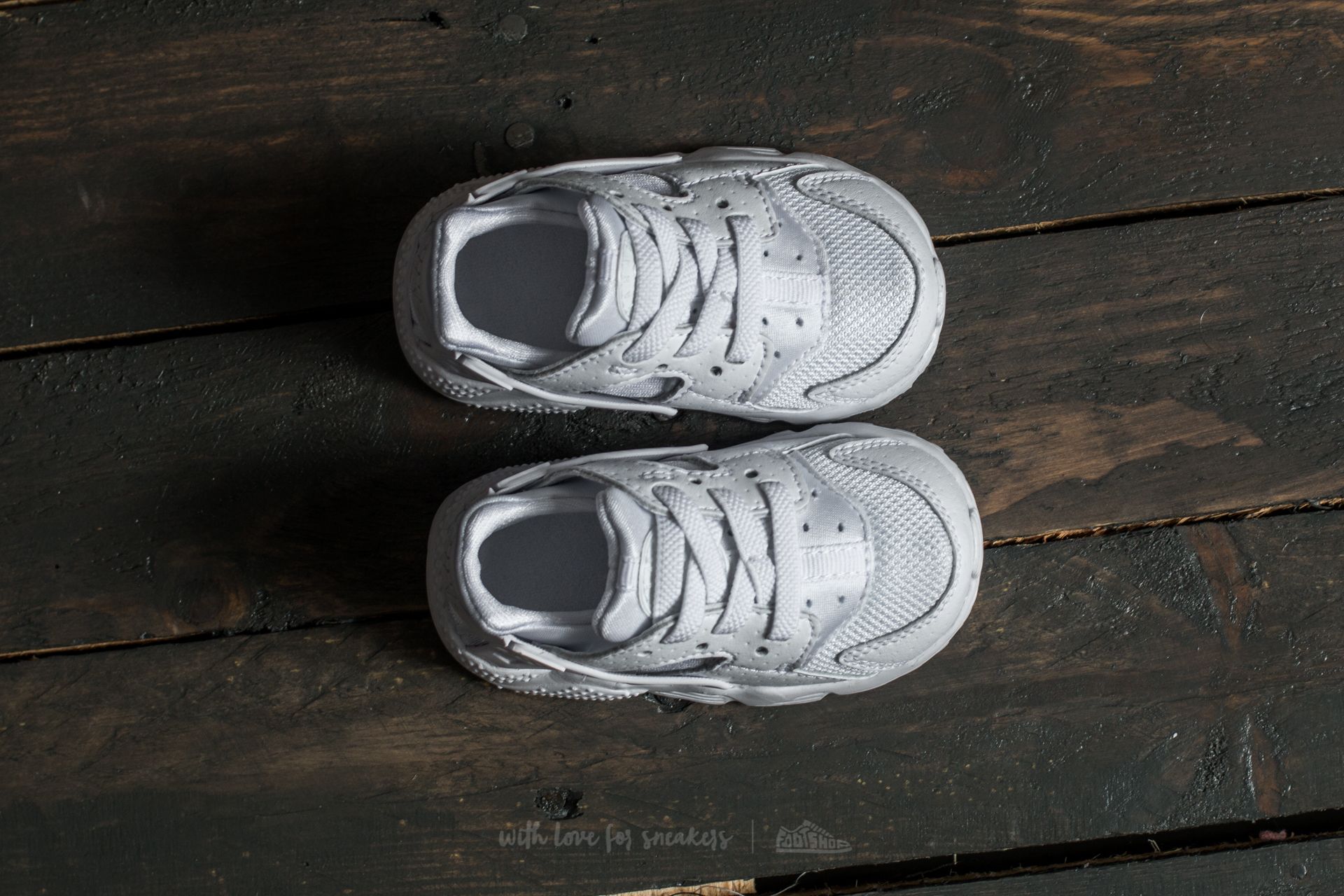 Scarpe e sneakers bambini Nike Huarache Run (TD) White/ White-Pure Platinum