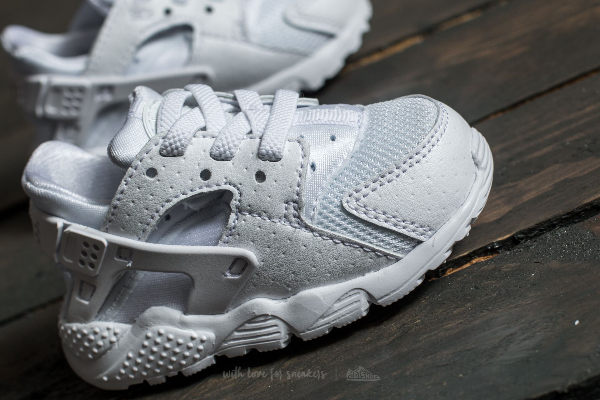 Scarpe e sneakers bambini Nike Huarache Run (TD) White/ White-Pure Platinum
