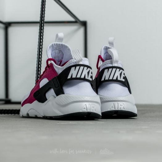 Women s shoes Nike Air Huarache Run Ultra GS White Sport Fuchsia Black Footshop