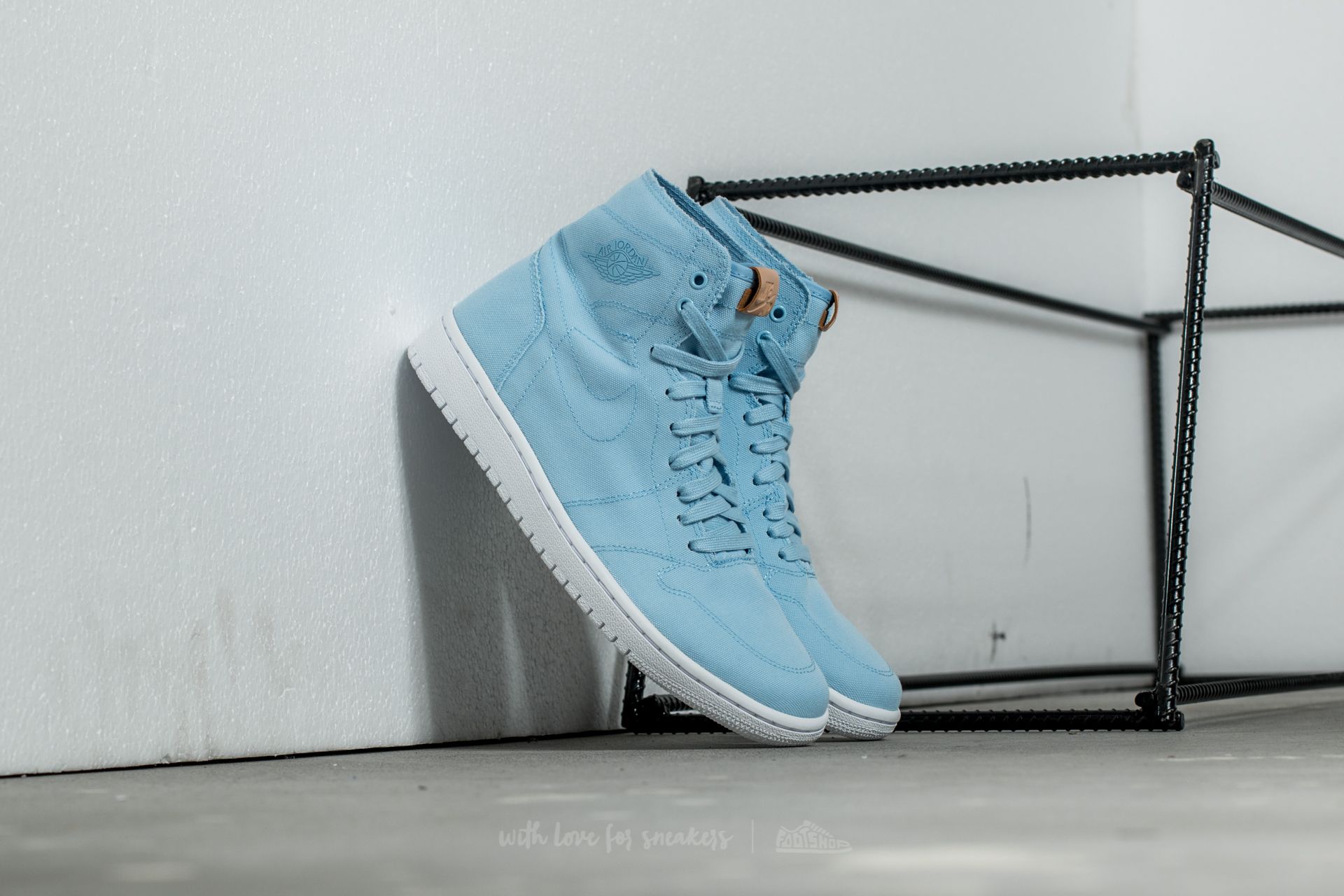 Men's shoes Air Jordan 1 Retro High Decon Ice Blue/ White-Vachetta Tan