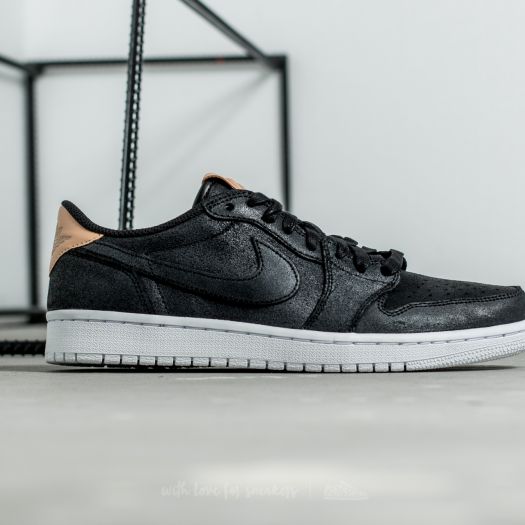 Jordan 1 retro black vachetta tan online