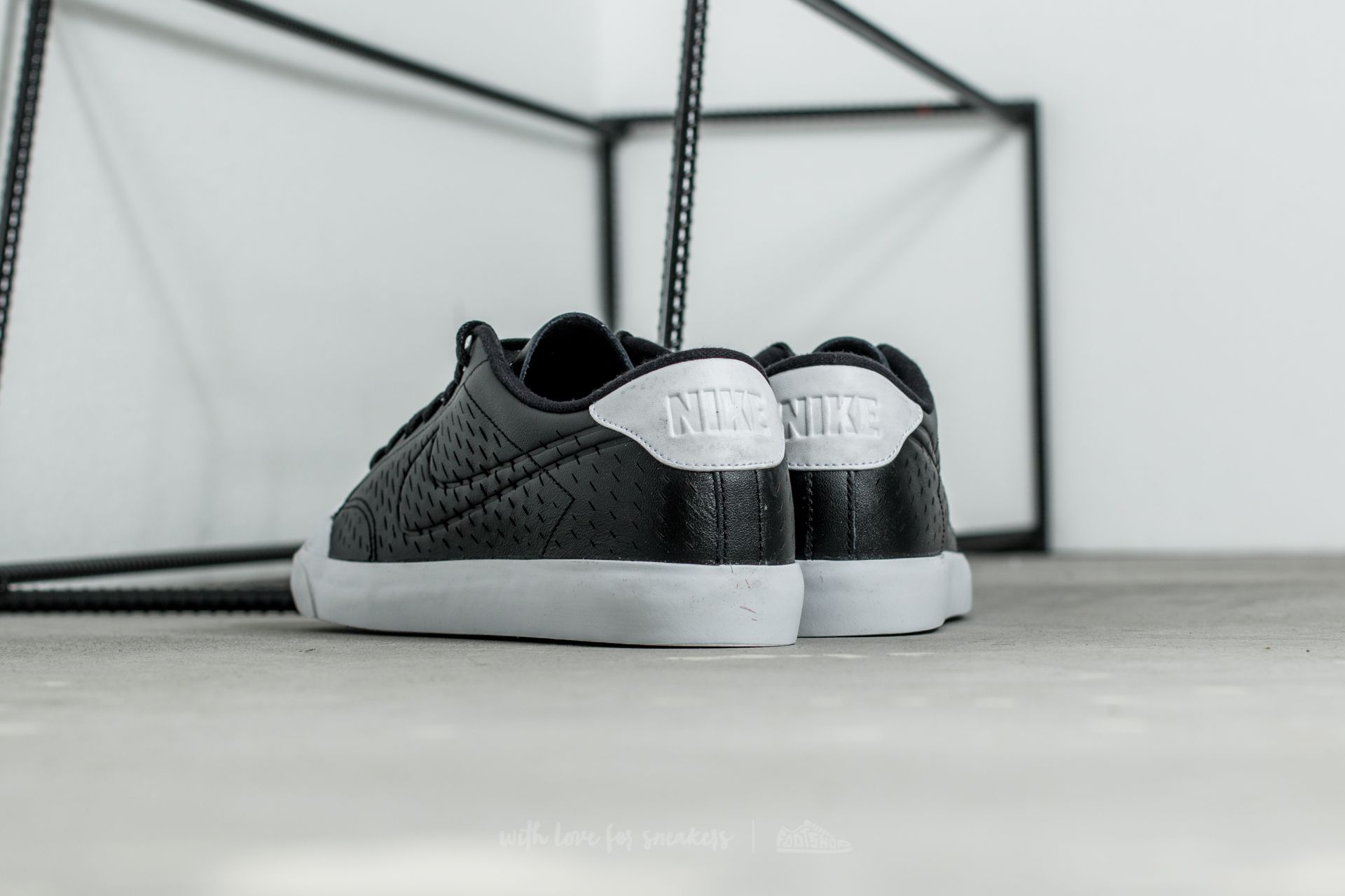 Pánske tenisky a topánky Nike All Court 2 Low Leather Black/ Black-White