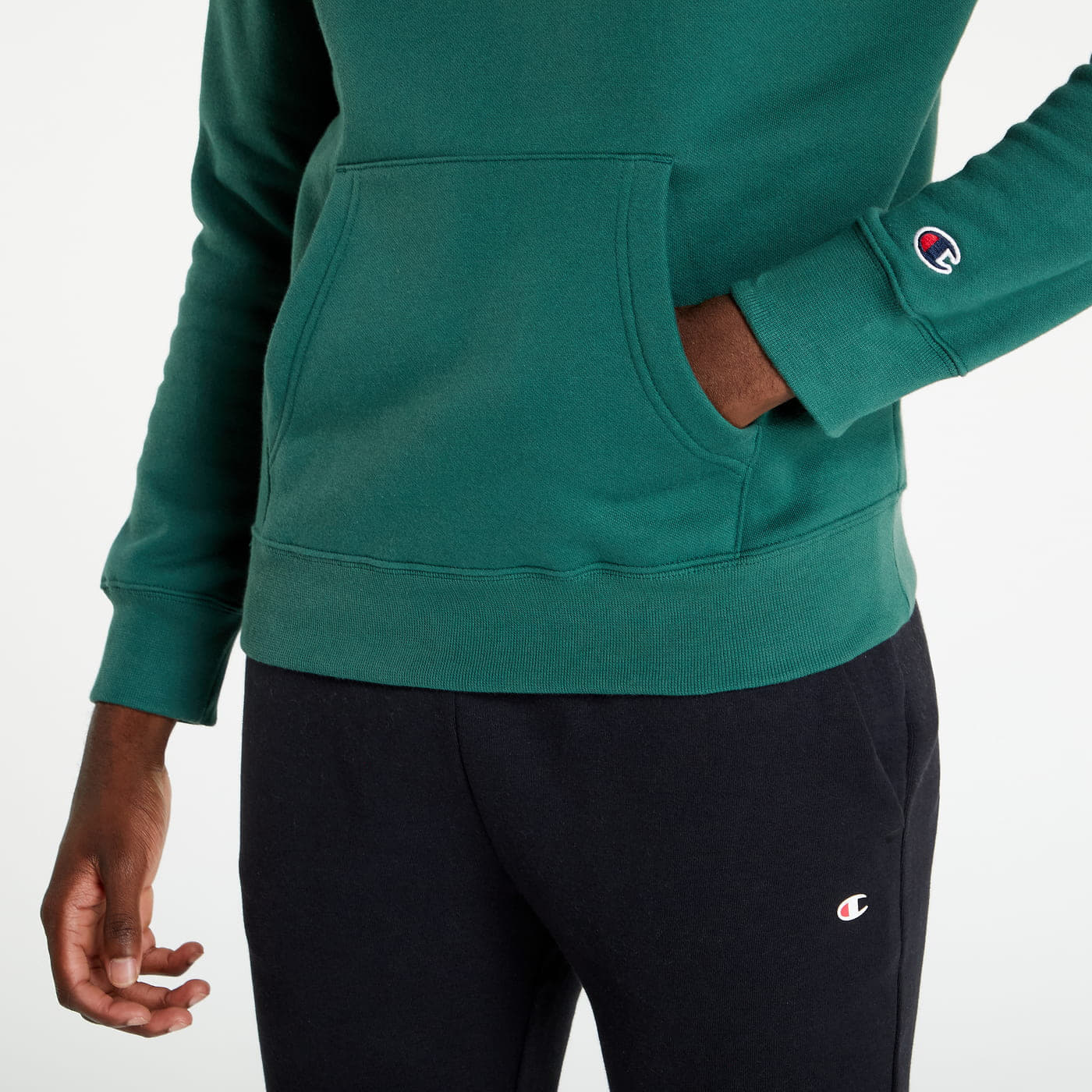 Emerald green champion sweater cheap instagram