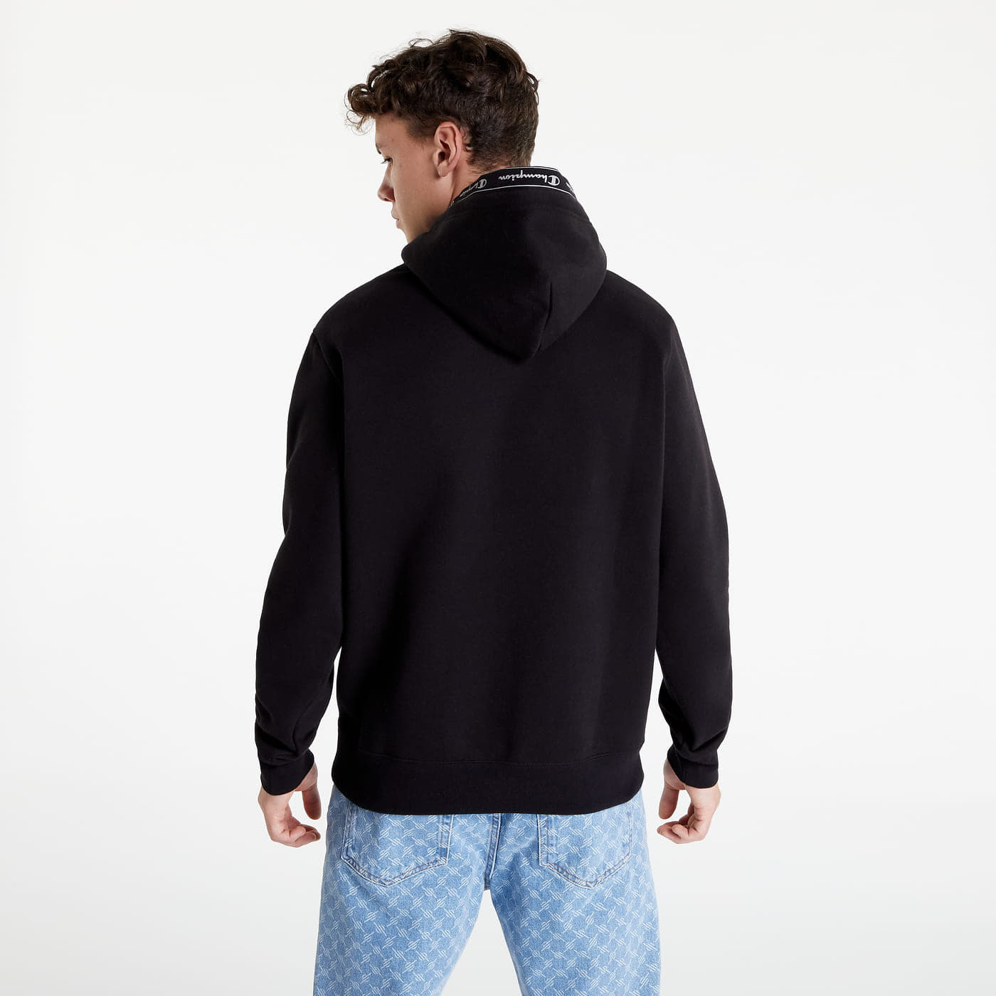Mikiny Champion Hooded Sweatshirt Black