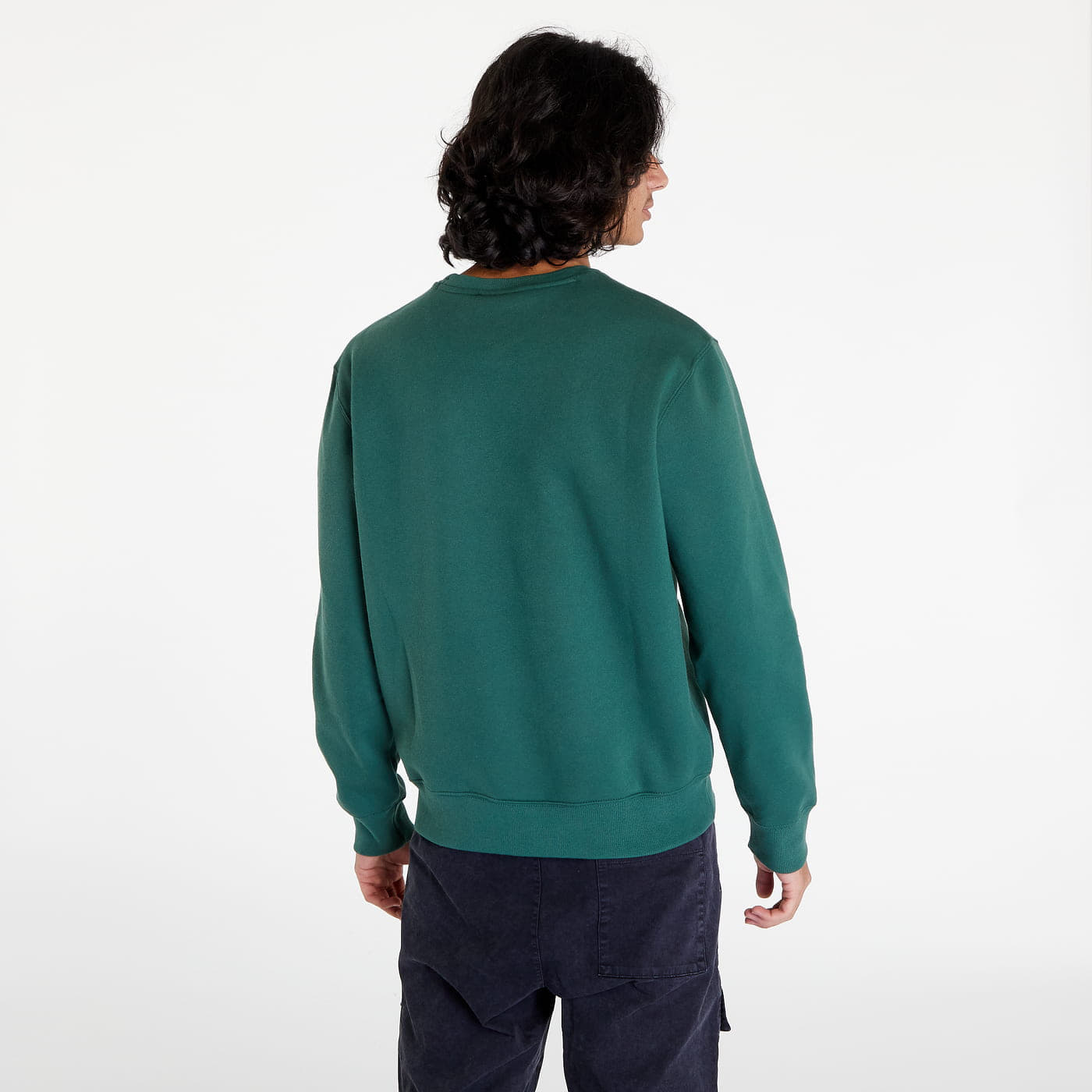 Mikiny Champion Logo Crewneck Sweatshirt Green