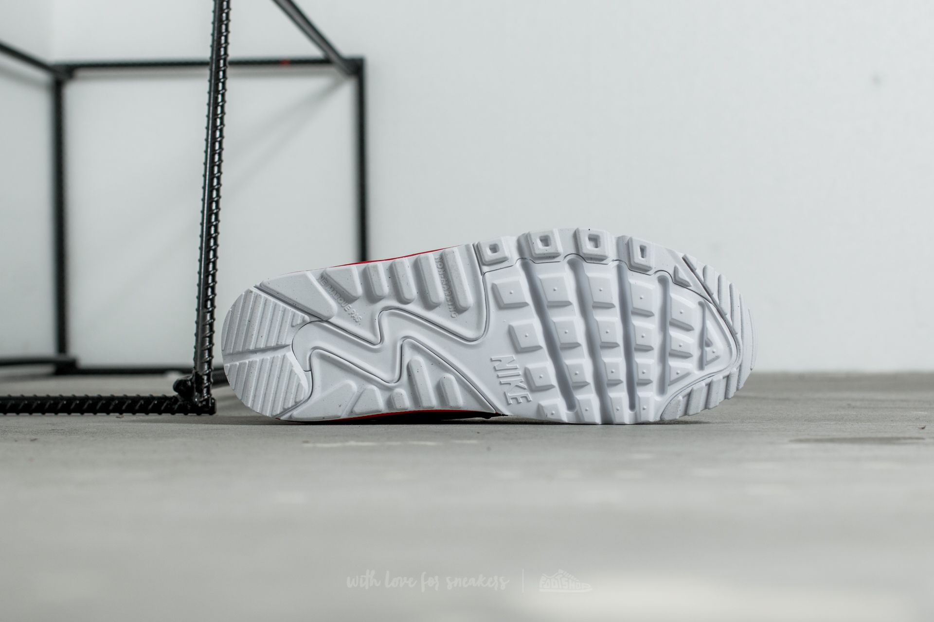 Damesko Nike Air Max 90 Mesh (GS) White/ University Red-Black