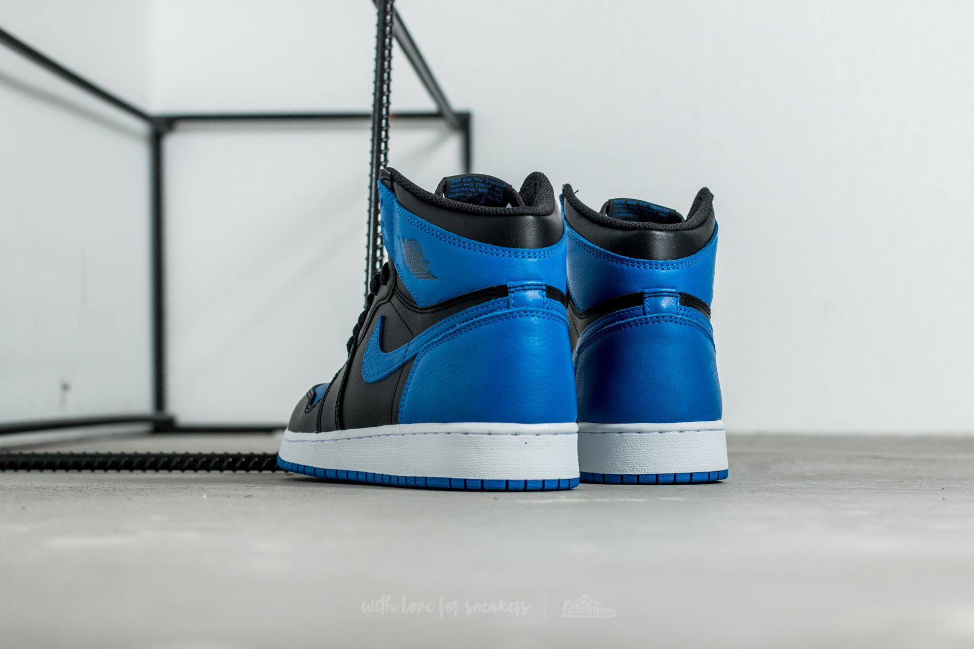 Γυναικεία παπούτσια Air Jordan 1 Retro High OG BG Black/ Royal-White