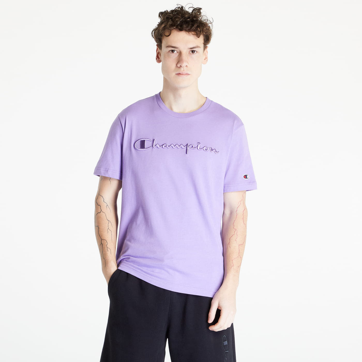 T-shirts Champion Crewneck T-Shirt Purple