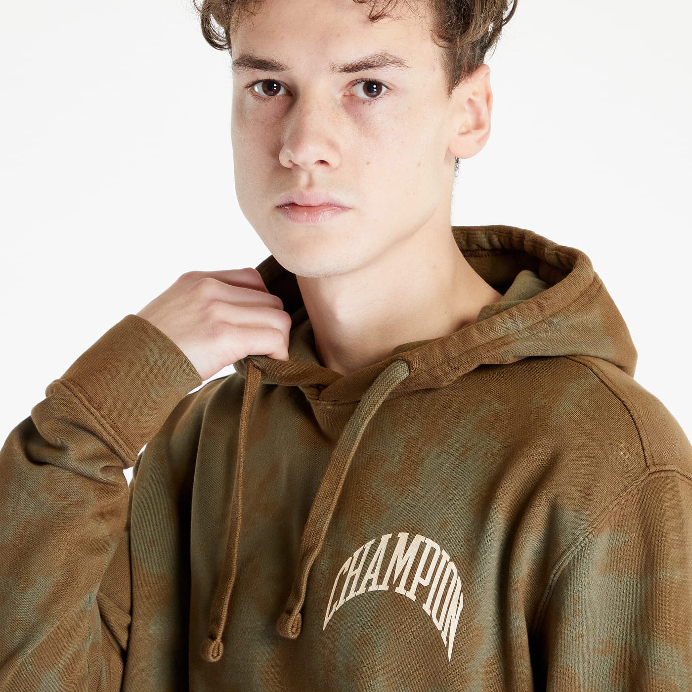 Hoodies and sweatshirts Champion Hooded Sweatshirt Khaki