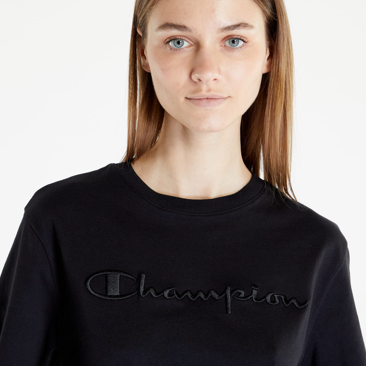 Tricouri  Champion Crewneck T-Shirt Black