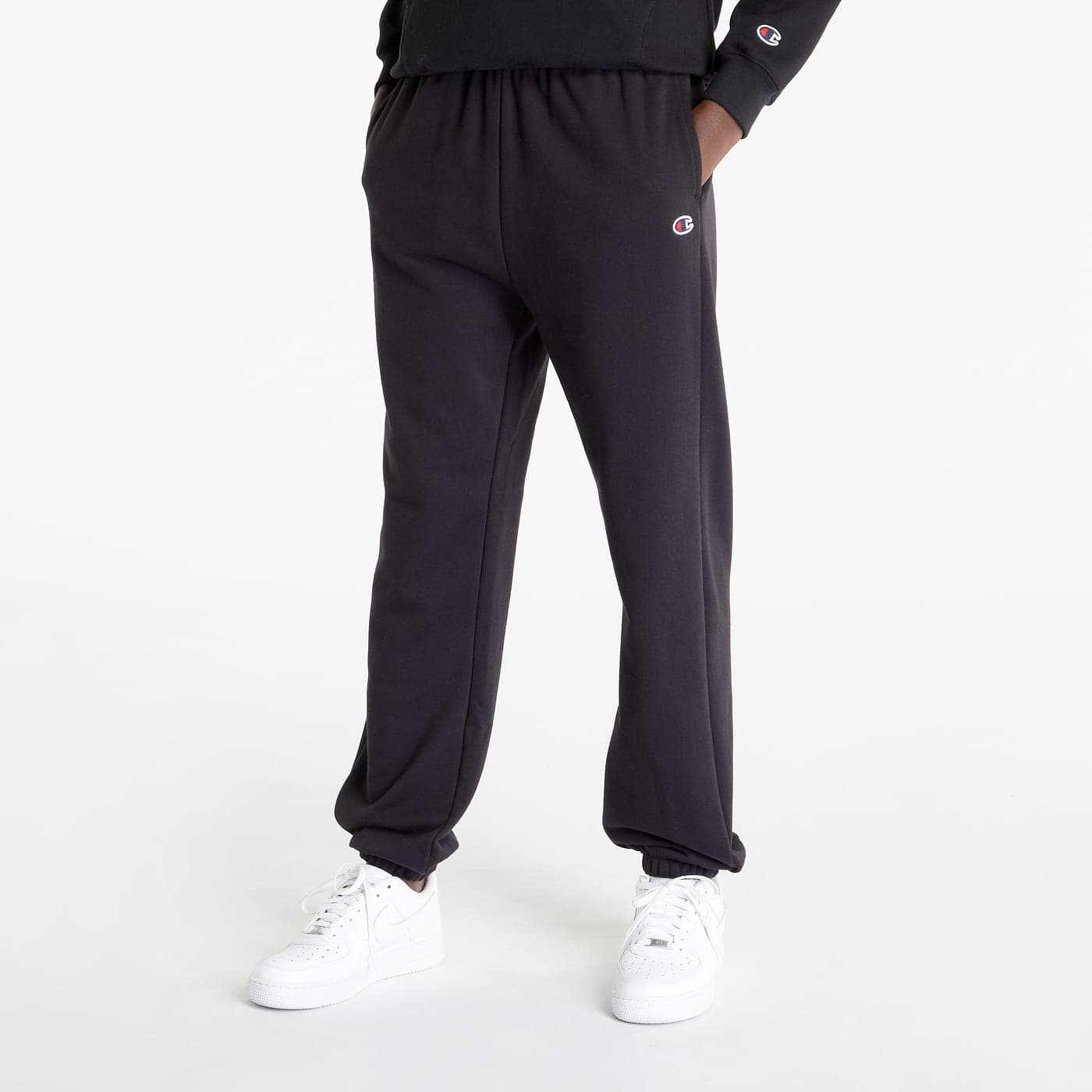 Champion Cuff Pants Elastic Pants Black Footshop | Jogger