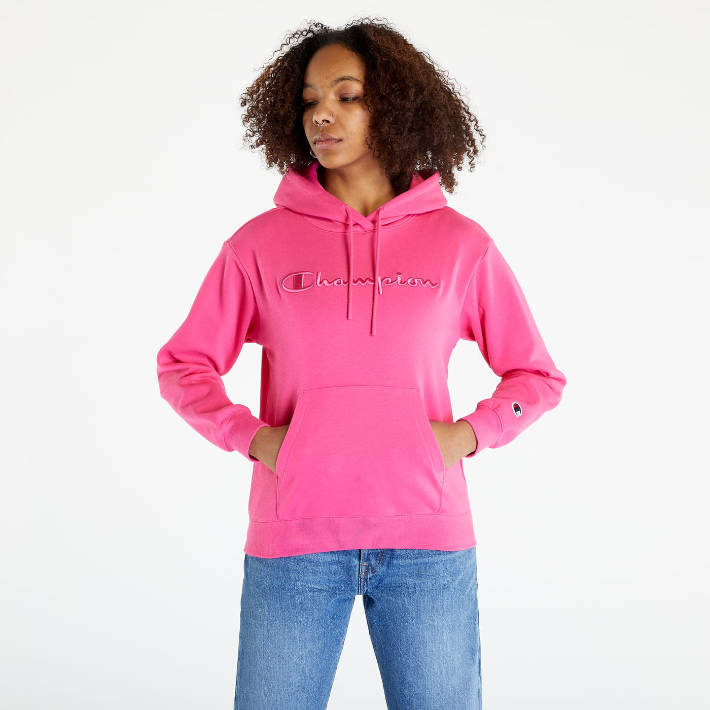 Sudaderas Champion Hooded Sweatshirt Pink