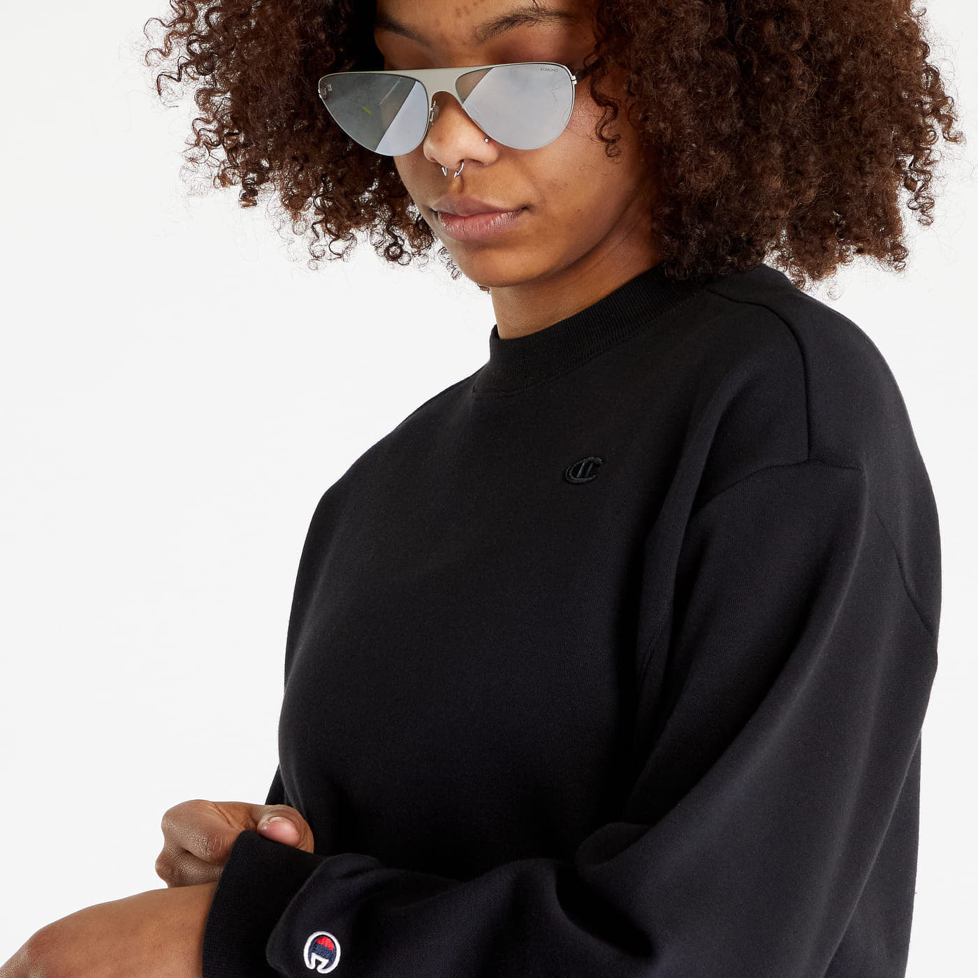Champion sweater discount zwart bags