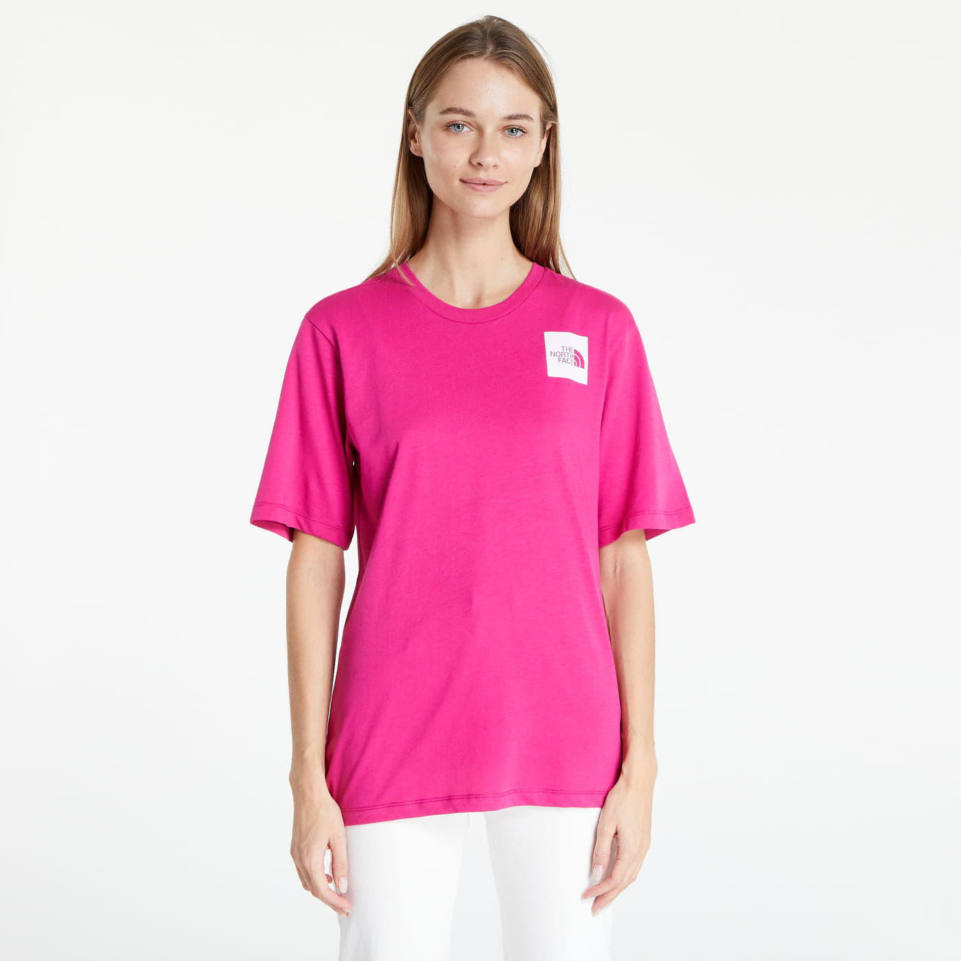 The North Face - w relaxed fine t-shirt pink