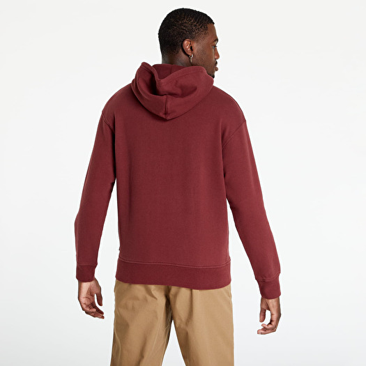 Levi's burgundy hoodie clearance
