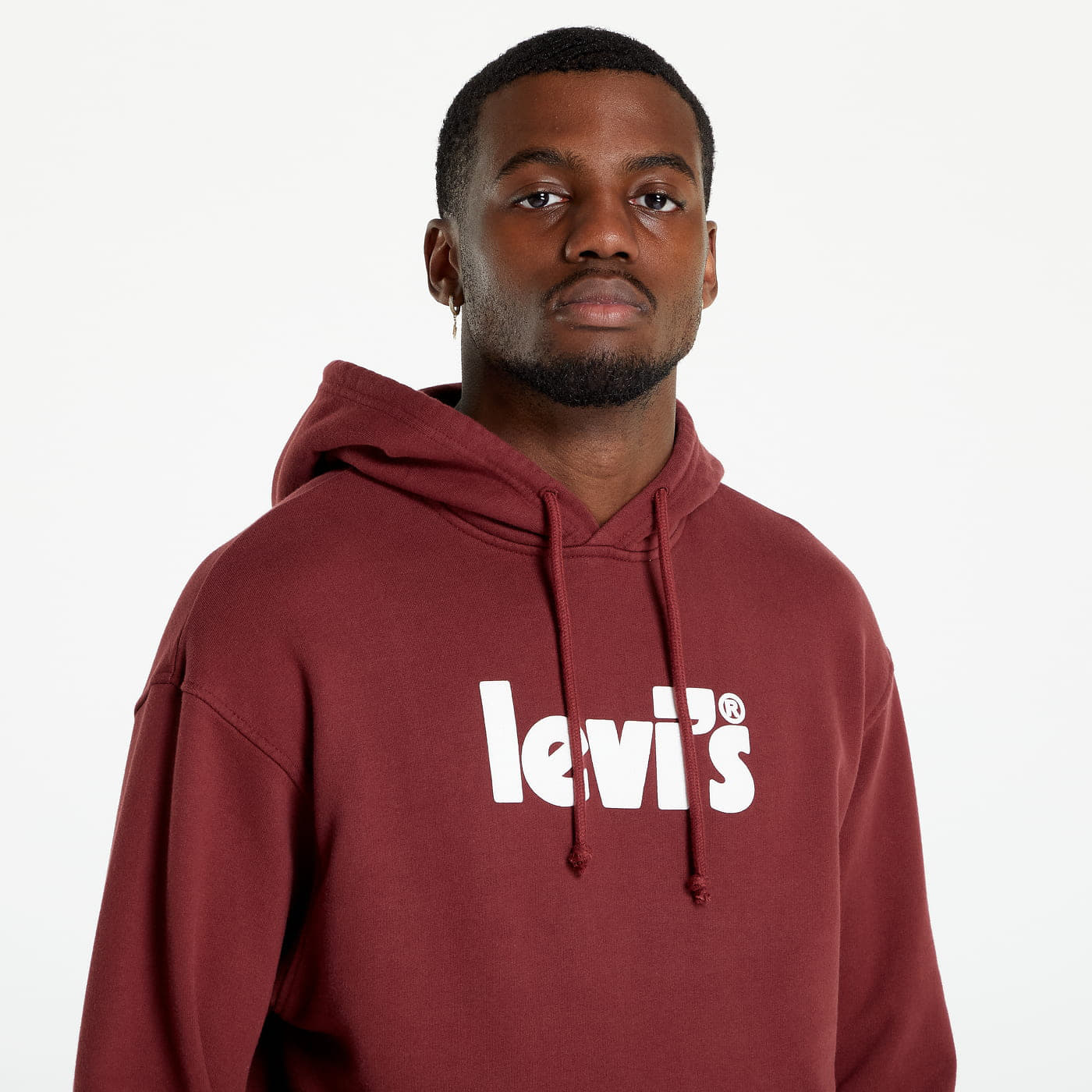 Levi's red hoodie clearance
