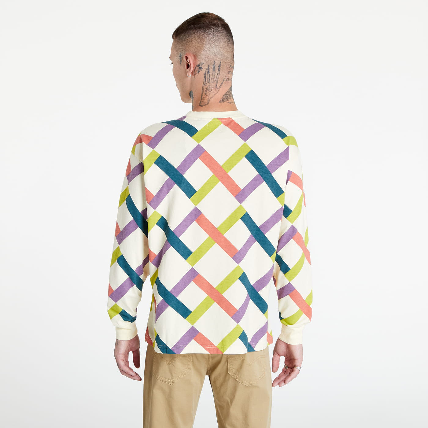 T-Shirts Levi's® Skate Graphic Boxy Long Sleeve T-Shirt Creamy