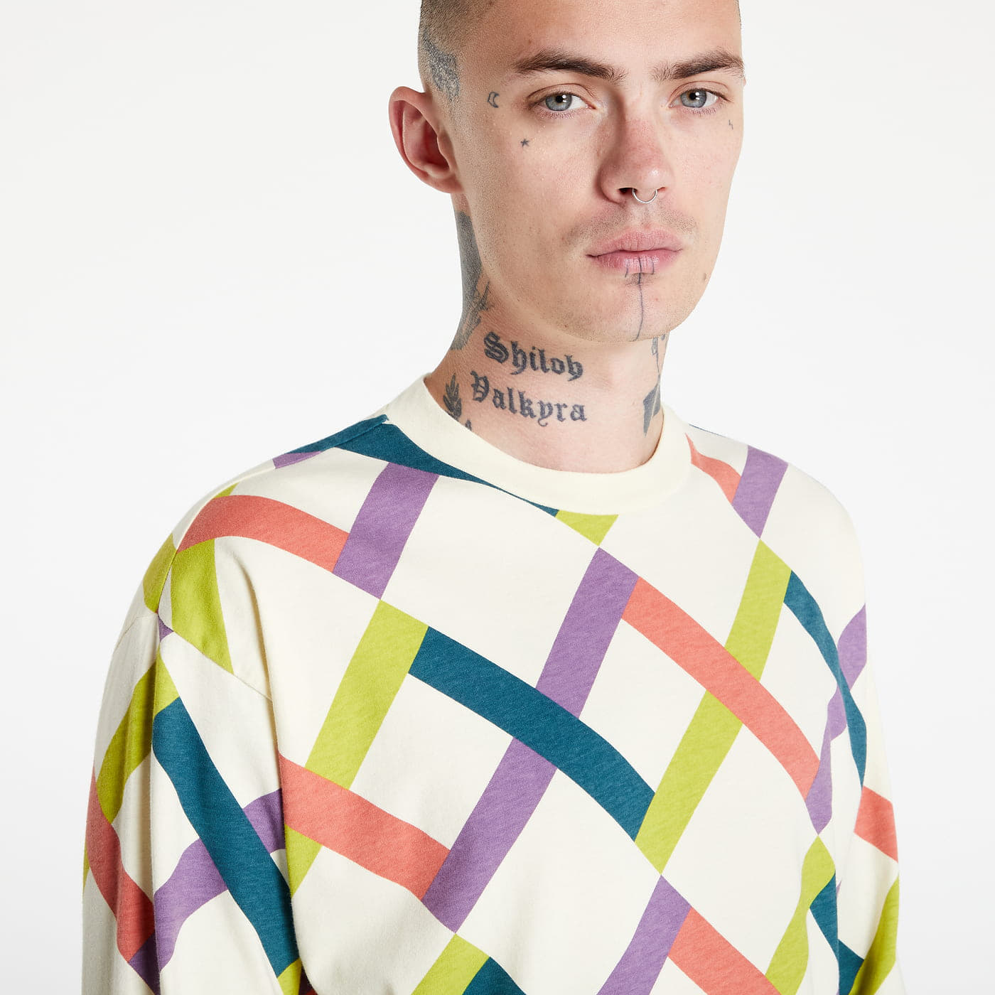 T-Shirts Levi's® Skate Graphic Boxy Long Sleeve T-Shirt Creamy