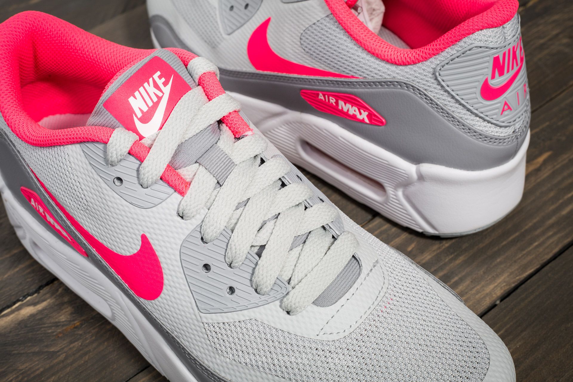 Női cipők Nike Air Max 90 Ultra 2.0 (GS) Pure Platinum/ Racer Pink-White