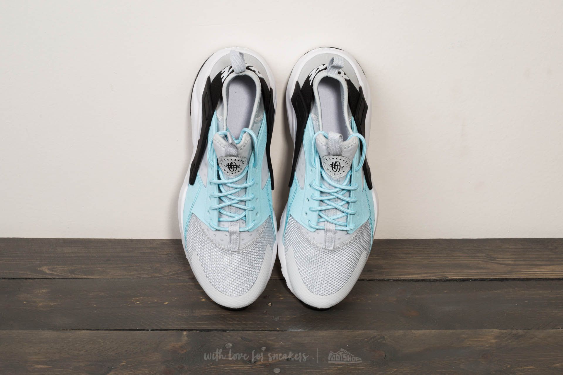 Buty damskie Nike Air Huarache Run Ultra GS Pure Platinum/ Still Blue-Black