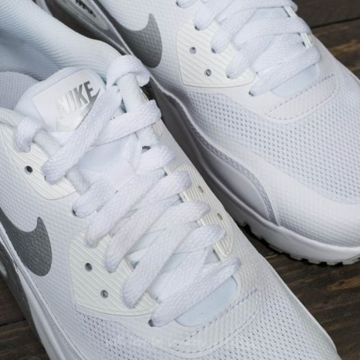 Nike air max 90 ultra 2.0 essential - white / metallic silver outlet