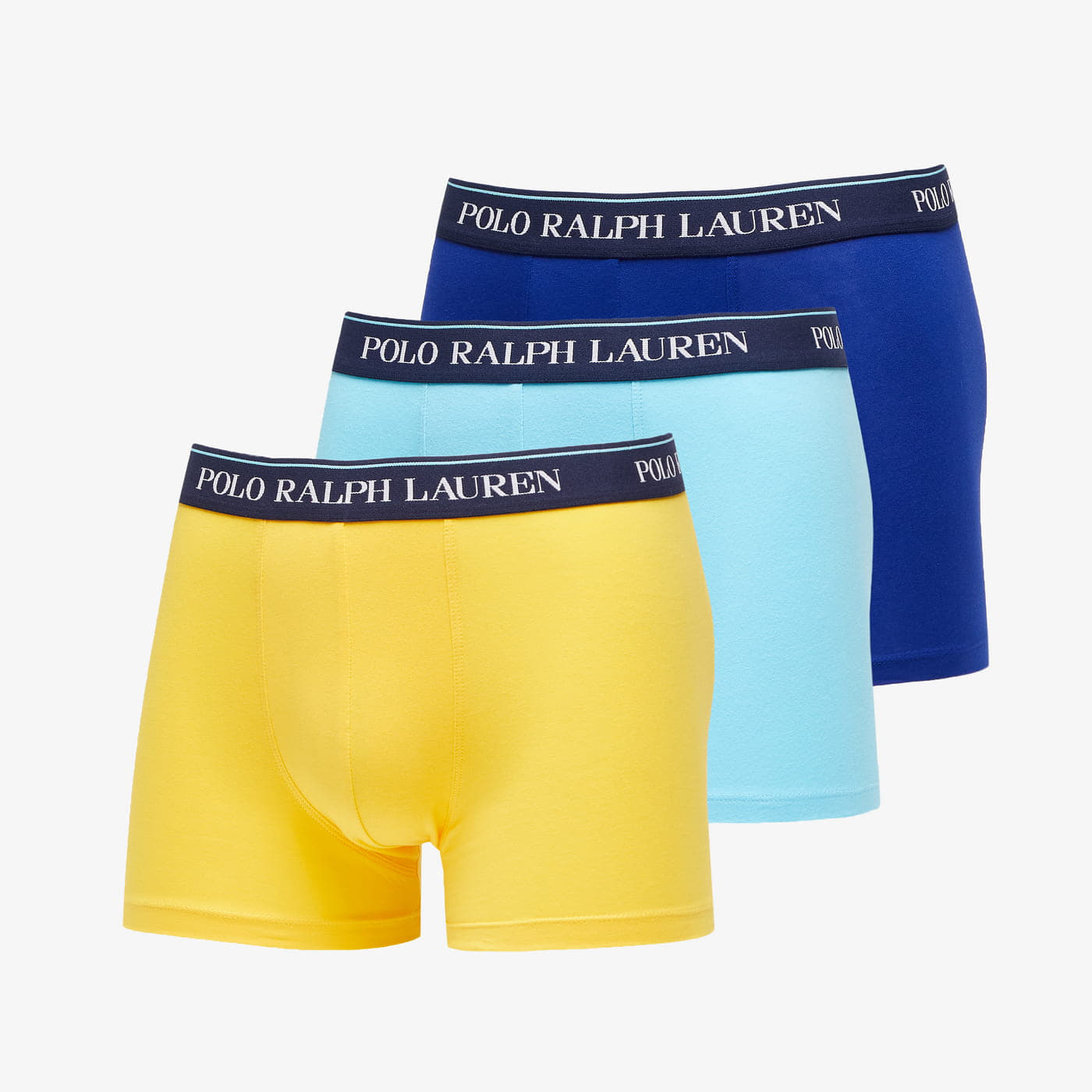 Boxer shorts Polo Ralph Lauren Stretch Cotton Boxer 3-Pack Blue/ Yellow/ Turquoise