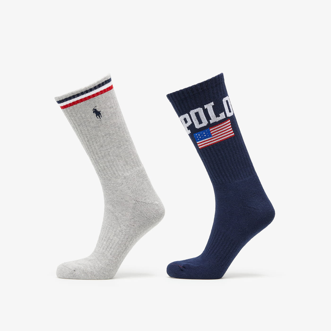 Socken Polo Ralph Lauren Americana Socks 2-Pack Navy/ Grey