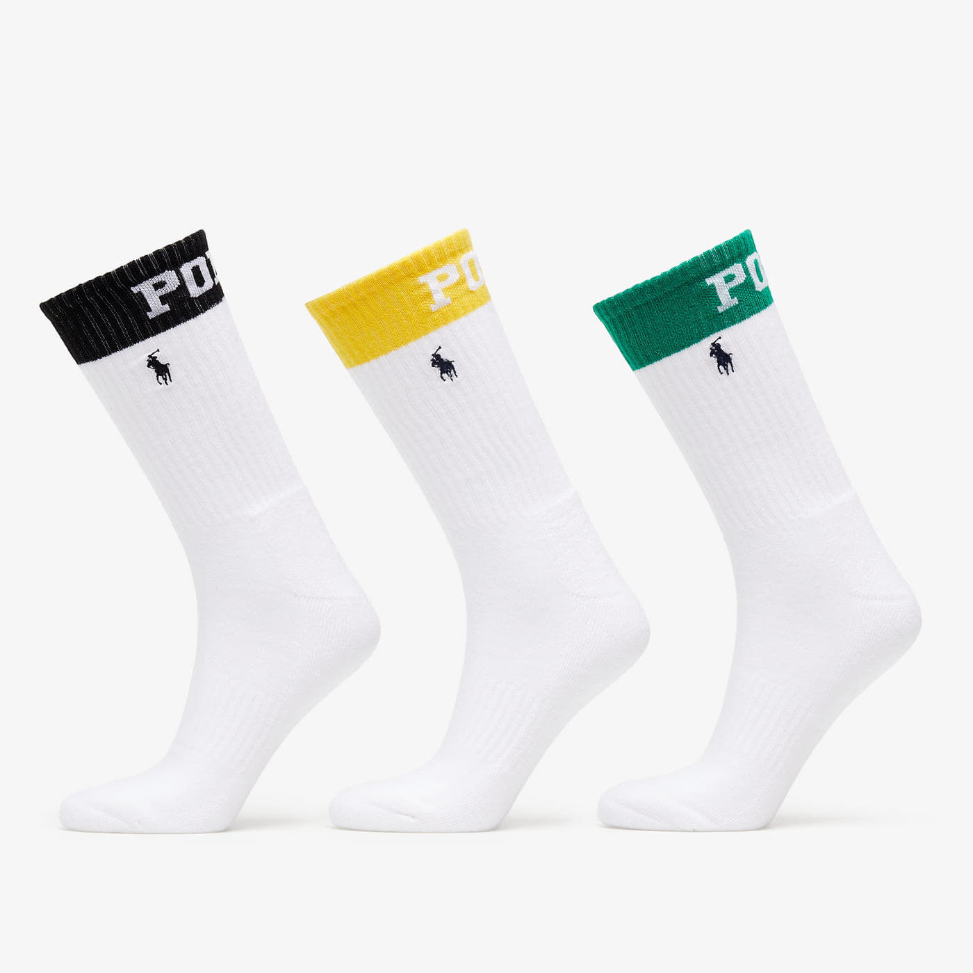 Čarape Polo Ralph Lauren Poly Color Blend Socks 3-Pack White/ Multicolor
