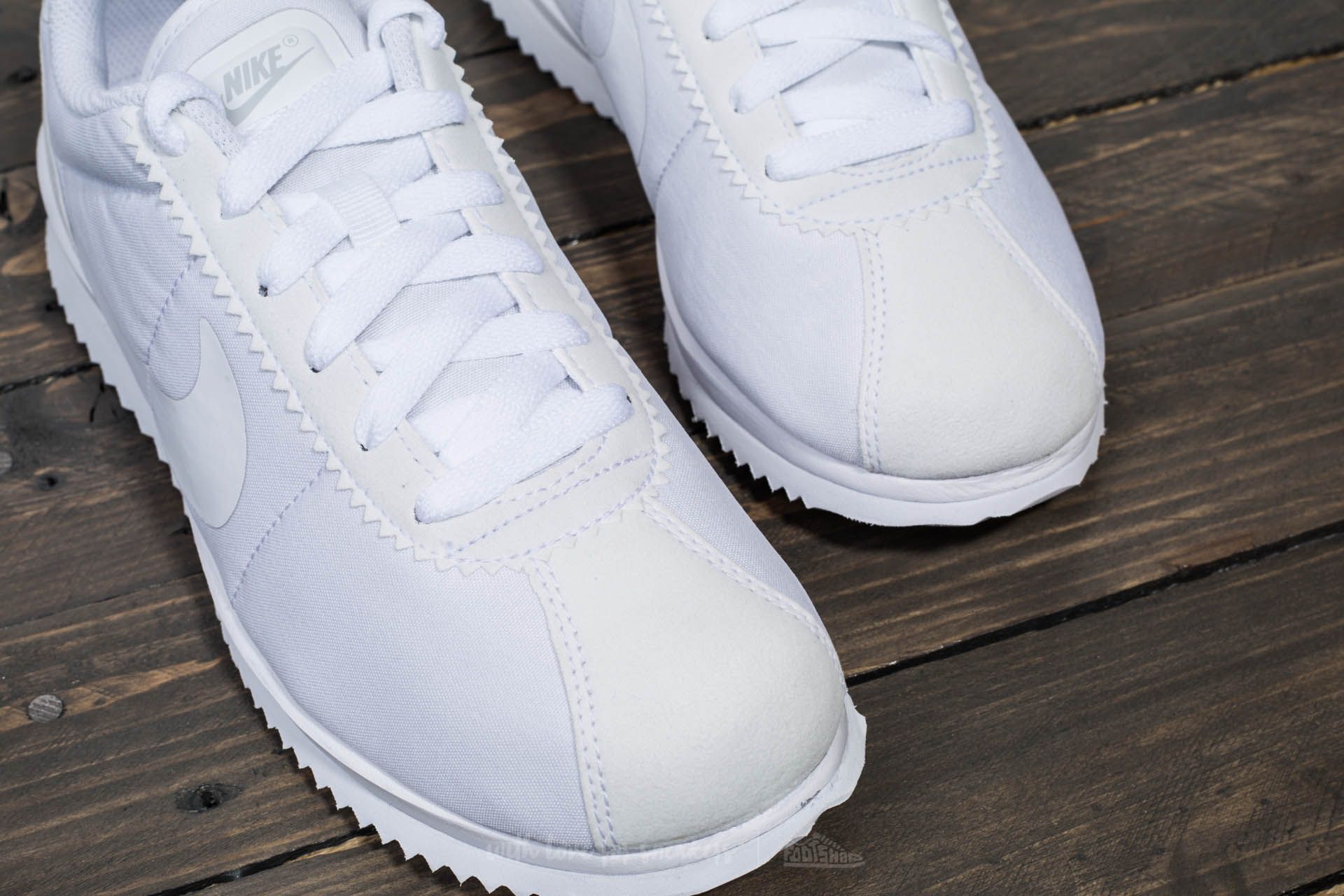 Nike cortez all white mens on sale